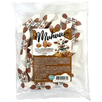 Muhuu soolakaramelli kompvek 200gr