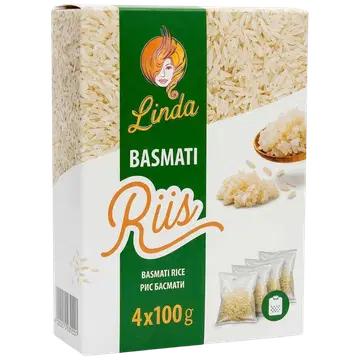 Linda Basmati riis 4*100gr