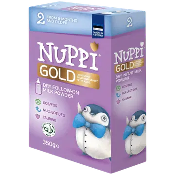 Nuppi Gold 2 jätkupiimasegu, 350g, alates 6-elukuust
