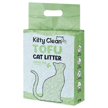 Kitty Clean tofu kassiliiv rohelise teega 5L