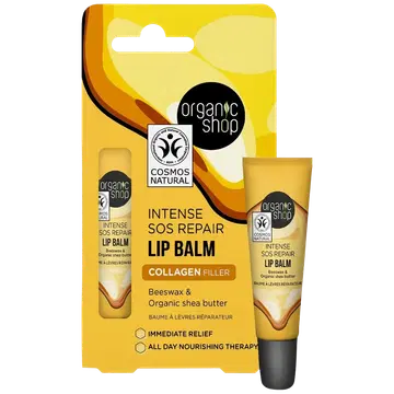 Huulepalsam Organic Shop Repair mesilasvahaga 10ml