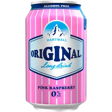Hartwall Original Long Drink Pink Raspberry alkoholivaba 330 ml