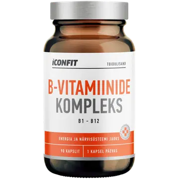 ICONFIT B-vitamiini kompleks (B1 - B12), 90tk