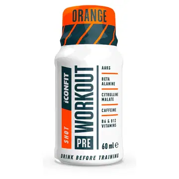 ICONFIT Pre Workout Shot 60ML - Apelsin