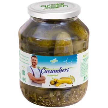 Green kurgid 6-9 cm marineeritud 1500 ml