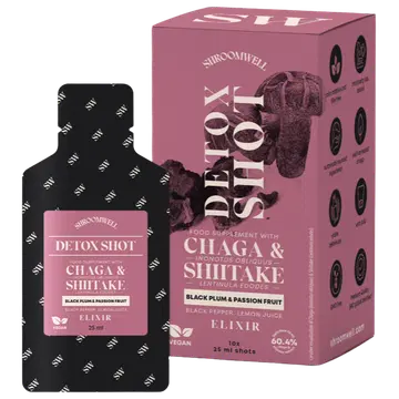 Shroomwell Detox Elixir SHOT Must ploom & Granadill (25ml x 10tk)