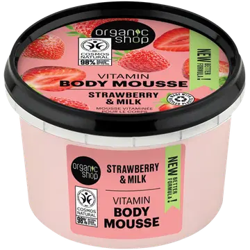 Kehakreem Organic Shop Strawberry&Milk 250ml