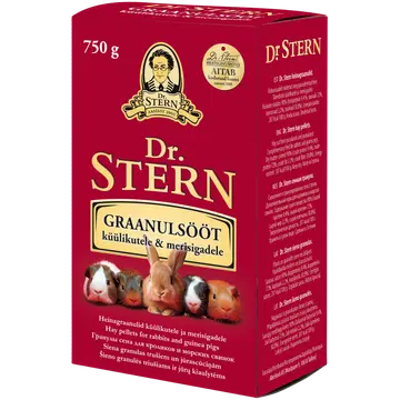 Dr.Stern graanulsööt meriseale ja küülikule eestimaisest mahedast heinast 750g