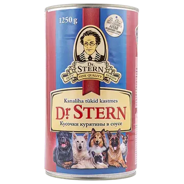 Dr.Stern konserv koertele kanaliha tükid kastmes 1,25kg
