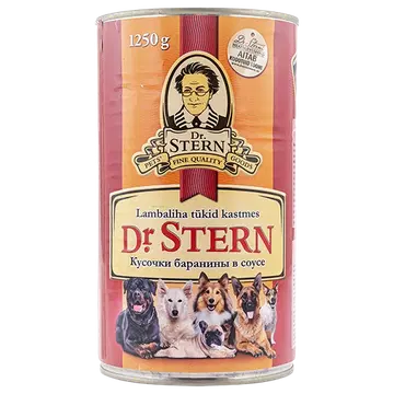 Dr.Stern konserv koertele lambaliha tükid kastmes 1,25kg