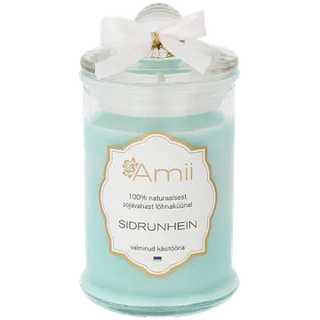 Amii lõhnaküünal sidrunhein 110g