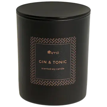 Amii lõhnaküünal must Gin Tonic 145g