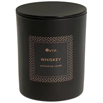 Amii lõhnaküünal must Whiskey 145g