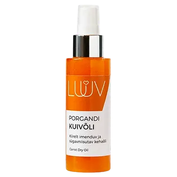 Porgandi kuivõli Luuv aaloega 150ml