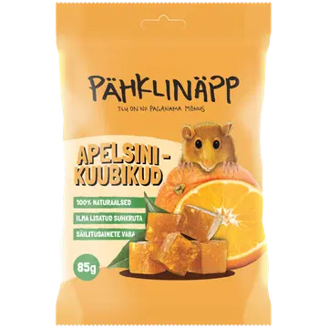 Pähklinäpp apelsinikuubikud 85 g