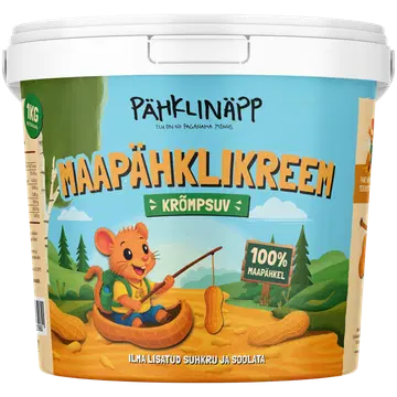 Pähklinäpp maapähklikreem krõmpsuv 1 kg
