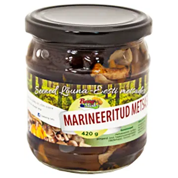 Berrymush marineeritud metsaseened 420/290 g