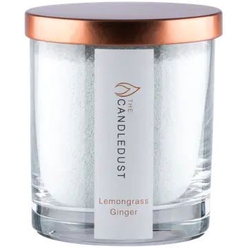 Lõhnastatud pulberküünal Lemongrass Ginger 160g