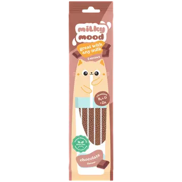 Milky Mood šokolaadimaitselised piimakõrred 30g