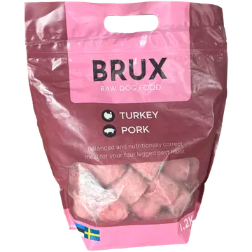 Brux kalkun ja Siga, tasakaalustatud toortoit 1kg