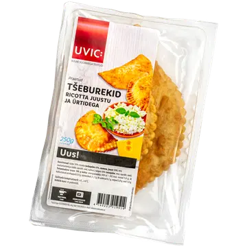 UVIC Praetud tšeburekid ricotta juustu ja ürtidega 250 g