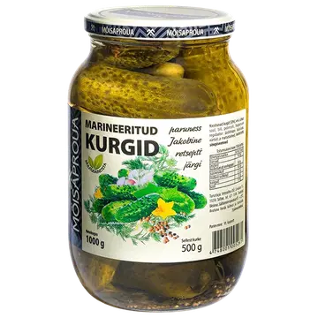 Mõisaproua marineeritud kurgid 1000g