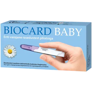 Biocard Baby eriti varajane rasedustest pliiats N1