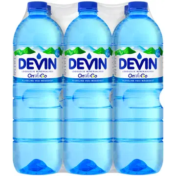 Devin looduslik minaraalvesi 1L 6-pakk