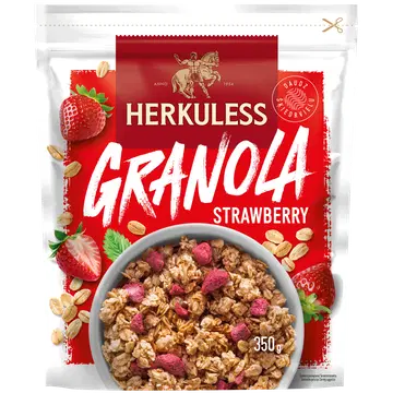 Herkuless granola maasika müsli 350g