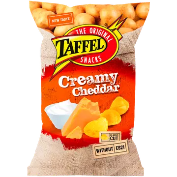 TAFFEL Cheddari juustu maitselised siledad kartulilaastud 180g