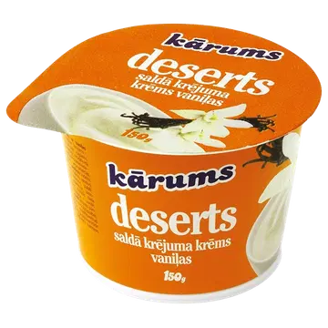Karums Karums koorekreem vanilliga, 150 g