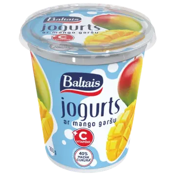 Baltais Baltais mango jogurt, 300 g