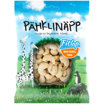 Pähklinäpp india pähkel 250 g Fitlap