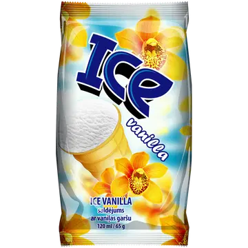 Ice Vanillijäätis Vahvlitopsis 120 ml/65 g