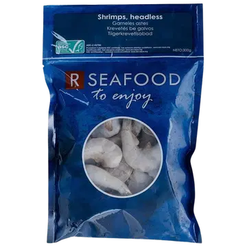 RSeaFood Tiigerkrevetid sabad kestas toored 300 g