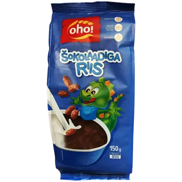 Oho paisutatud riis šokolaadiga 150 g