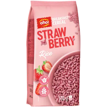 Oho maasikamaitselised riisihelbed 150g