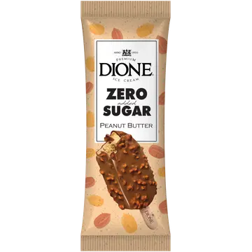 Dione Zero Jäätis Maapähklivõiga Ilma Lisatud Suhkruta 90 ml