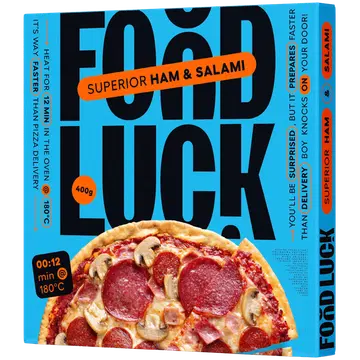 Food Luck Pitsa singi ja salaamiga 400 g