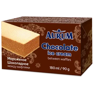 Aurum Jäätis Šokolaadi Vahvlitega 180 ml/ 90 g