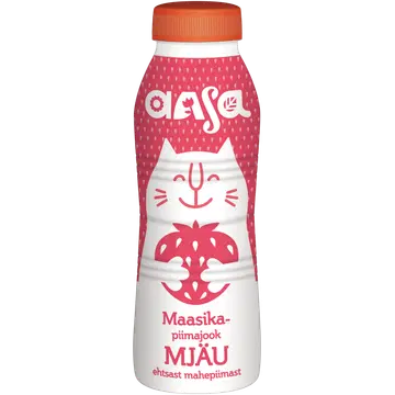 Aasa maasikamaitseline piimajook 2,3%, 450ml