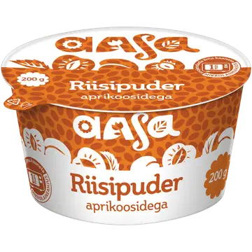 Aasa Aprikoosidega riisipuder, 200 g