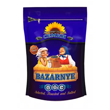 Bazaro mustad soolased päevalilleseemned 300g