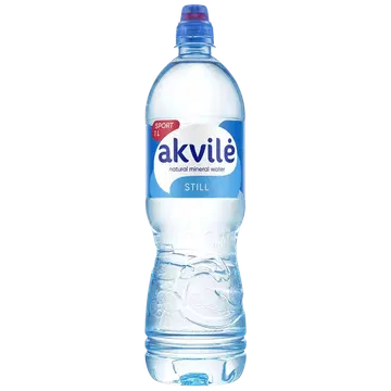 Akvile mineraalvesi Sport gaasita 1L