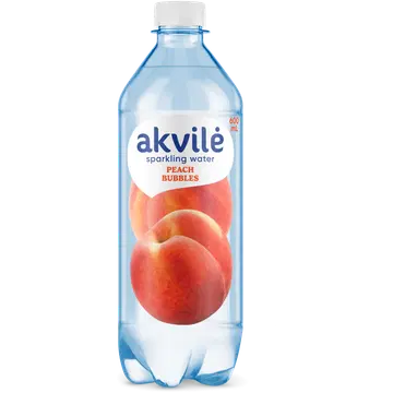 Akvile gaseeritud vesi Virsik 600 ml