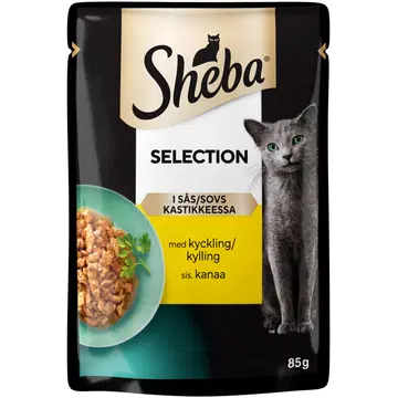 Sheba täissööt kassidele kanalihaga kastmes 85g