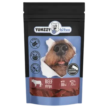 Veisenaharibad YUMZZYBITES koertele, 75g