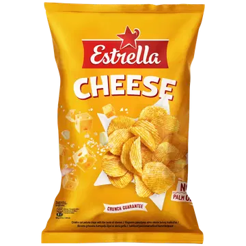 Estrella sakilised juustumaitselised kartulikrõpsud,130g