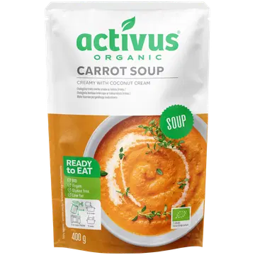Activus koorene, mahe porgandisupp kookospiimaga 400g