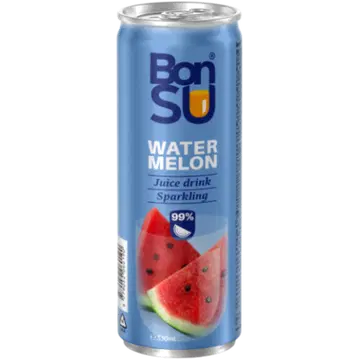 BONSU Gaseeritud arbuusimahl 99% 330 ML